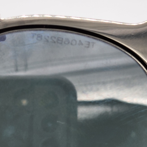 Dior Blacktie 238C 49mm Round Clip-On Sunglasses in Light Gold - Picture 8 of 9